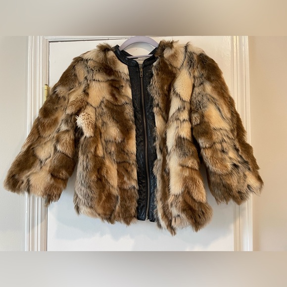 Faux Fur coat Twelfth Street by CynthiaVincent - Picture 1 of 9